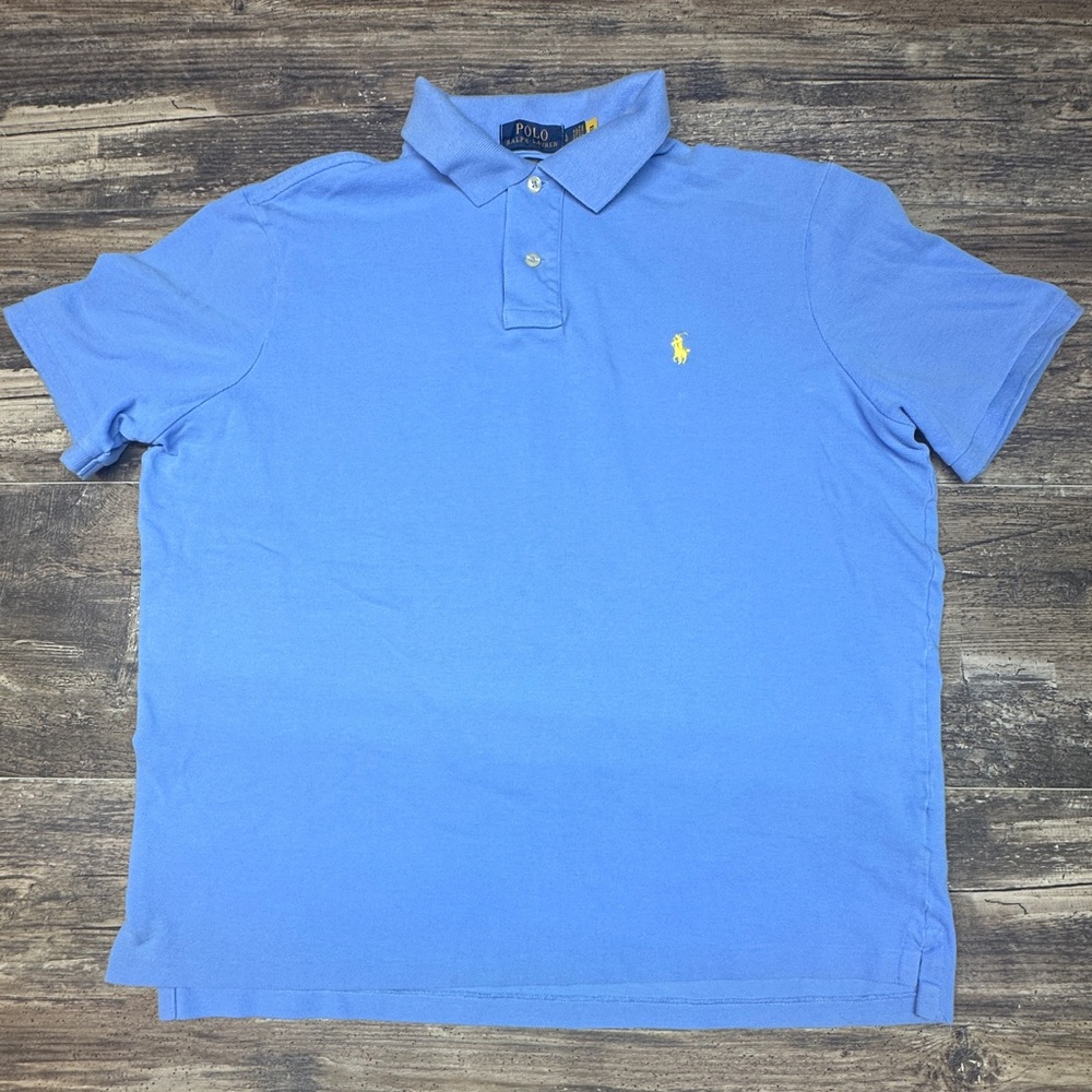 Polo Ralph Lauren Shirt - Polo Shirt - Men’s Blue - Classic Fit - GUC